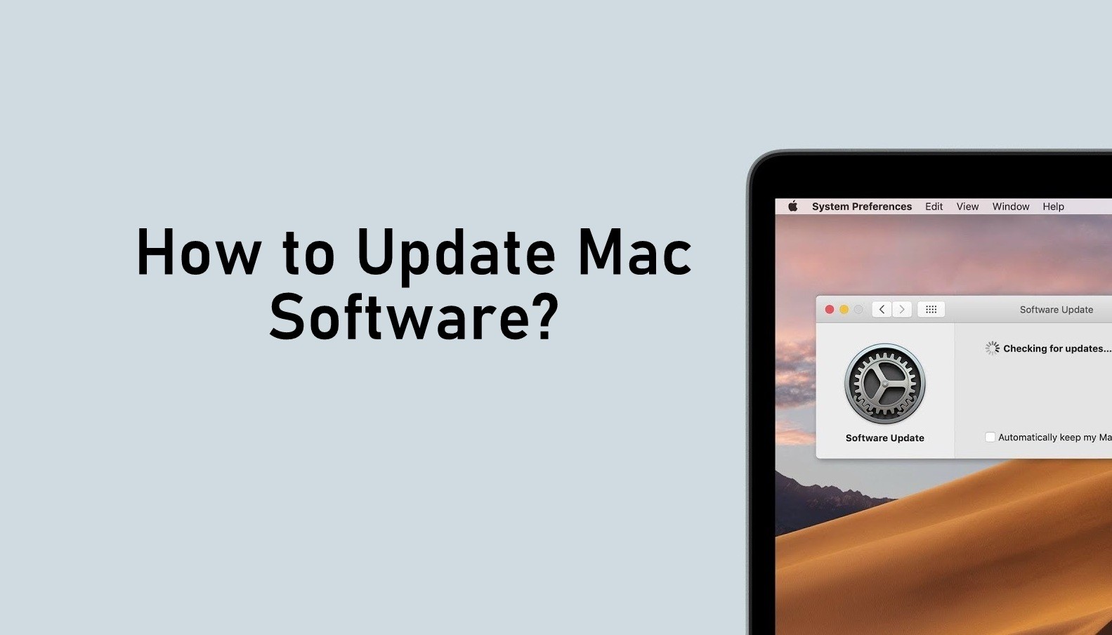 how to update my mac to latest version