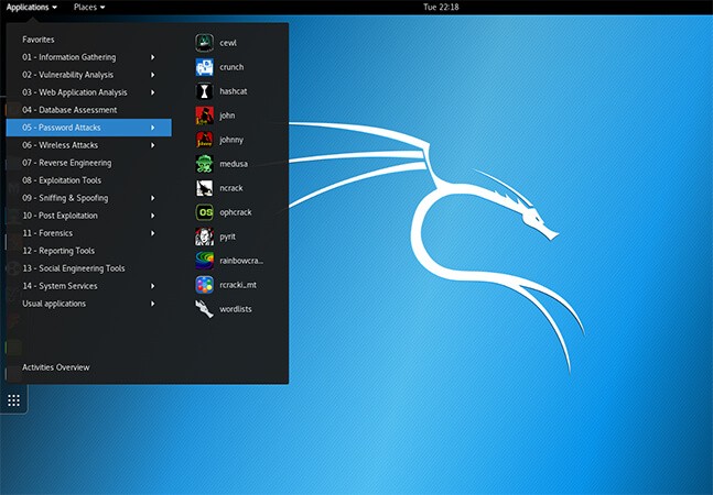 Kali Linux-Best Linux Distro for Developers and Programmers