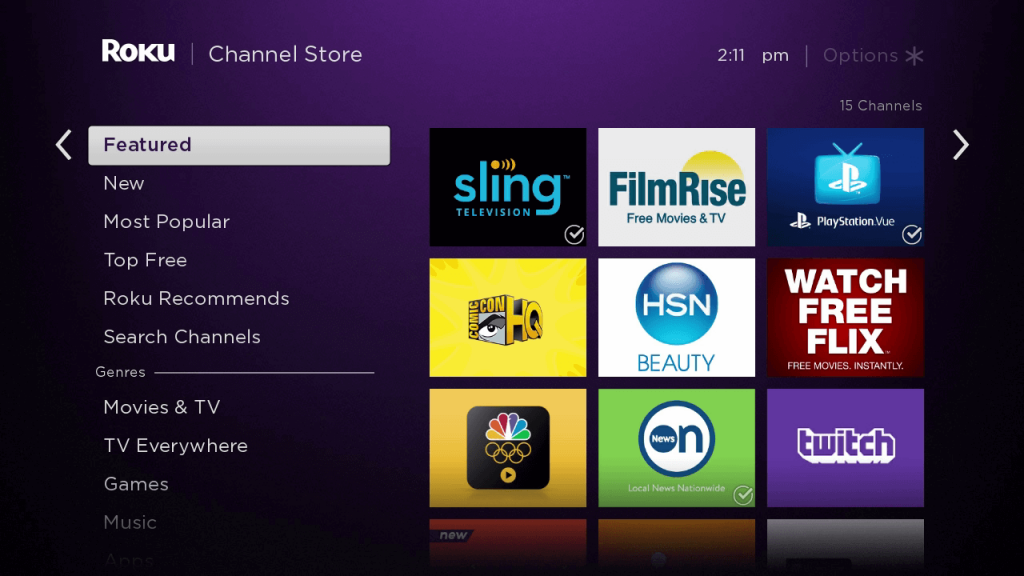 Local Channels on Roku