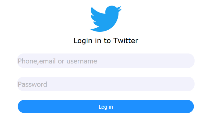 Login to Twitter