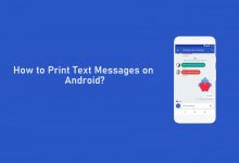 Print Text Messages from Android