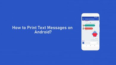 Print Text Messages from Android
