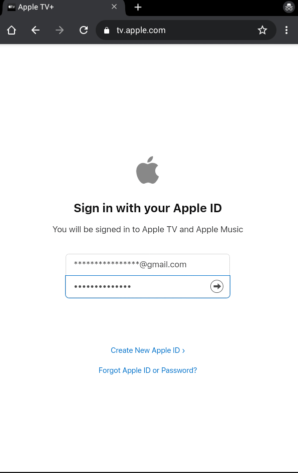 Provide Apple ID Password