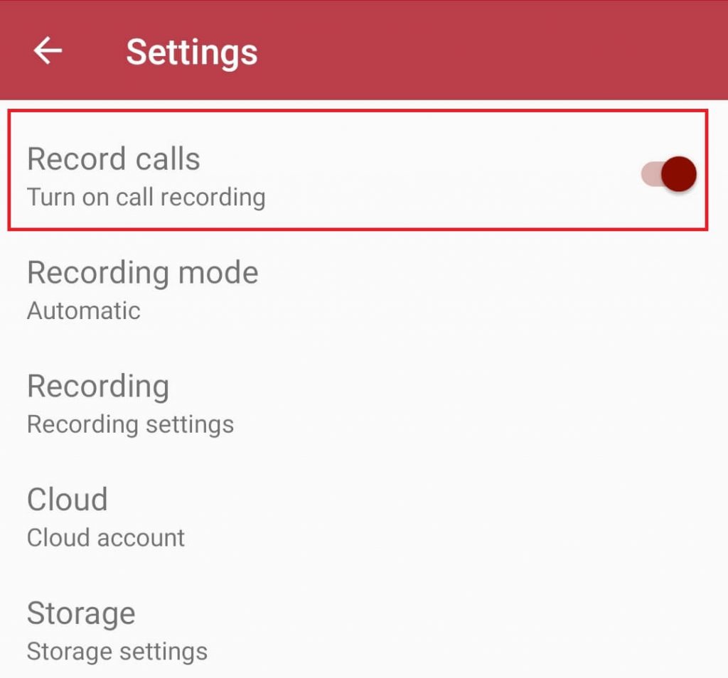 Record Calls using Automatic Call Recorder
