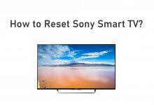 Reset Sony Smart TV