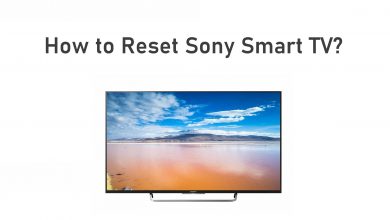 Reset Sony Smart TV