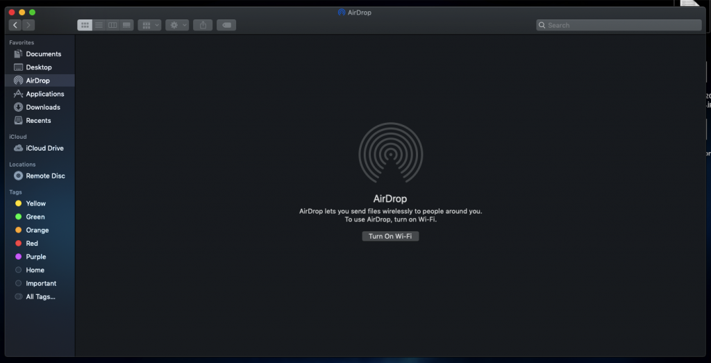 How to Turn On AirDrop on Mac