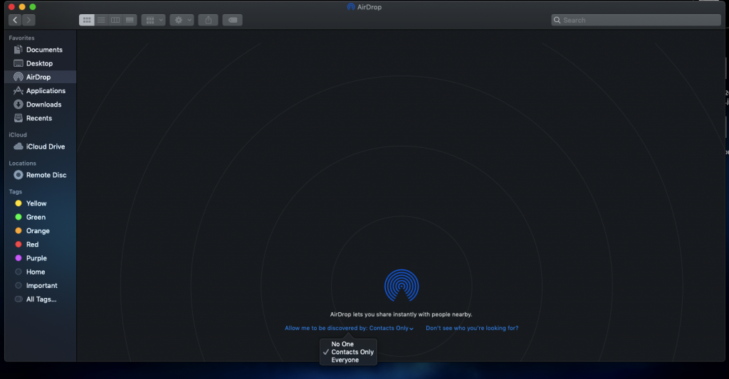 How to Turn On AirDrop on Mac
