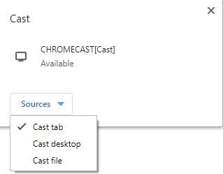 Select Cast Tab