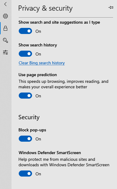 Turn on Block Pop-ups-How to Stop Pop Ups on Windows 10 using Microsoft Edge