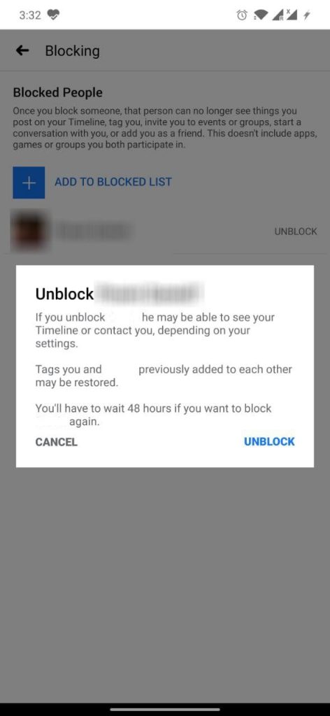 How to Unblock Someone on Facebook