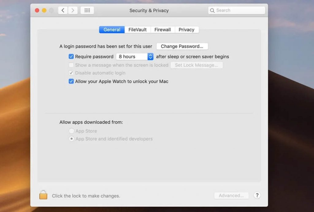 Enable Auto Unlock on Mac