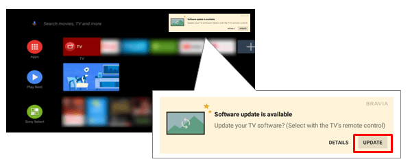 Update Sony TV