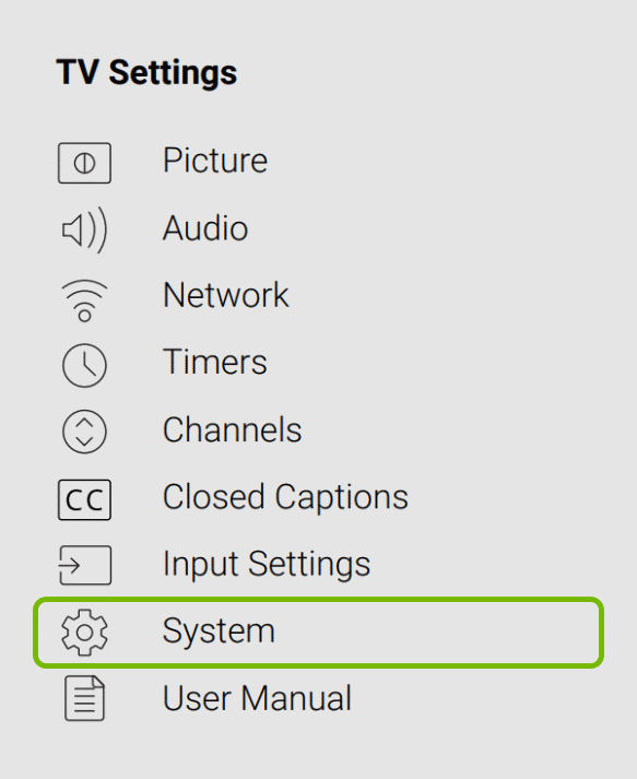 System Settings