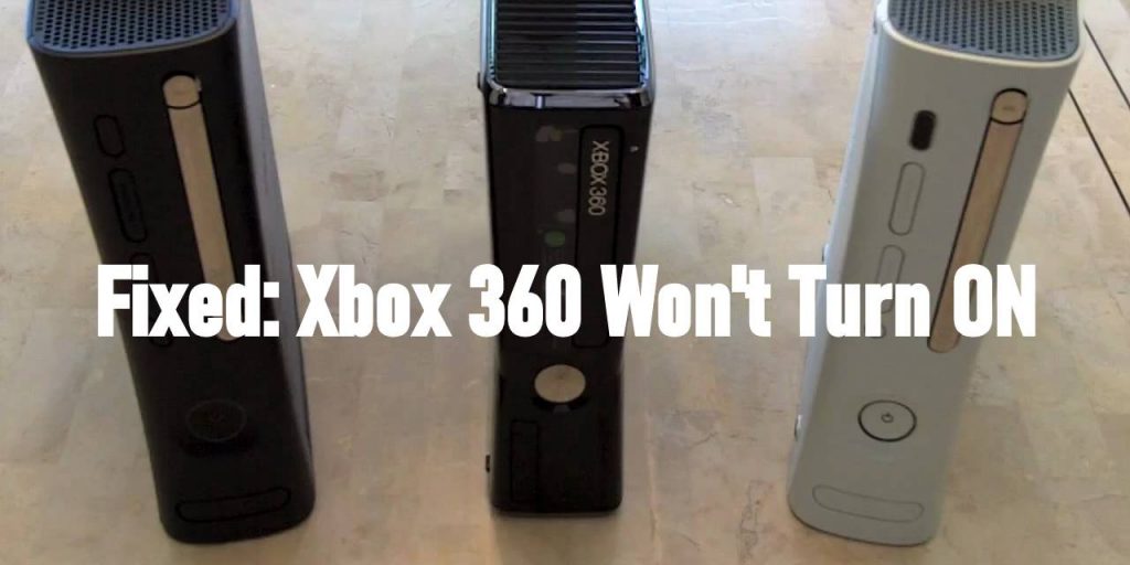 Xbox 360 Won't Turn ON