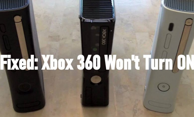 Xbox 360 Won't Turn ON