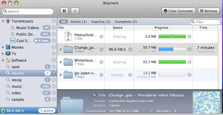 Xtorrent - Best Torrent Clients for Mac