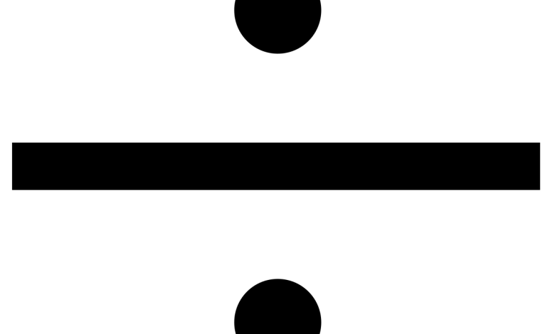division symbol on keyboard