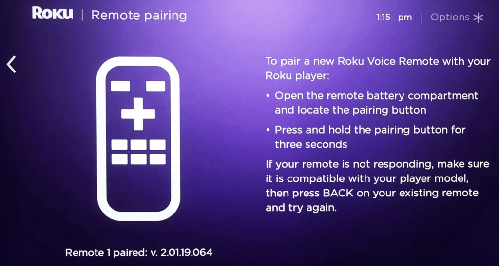 Add New Roku Remote