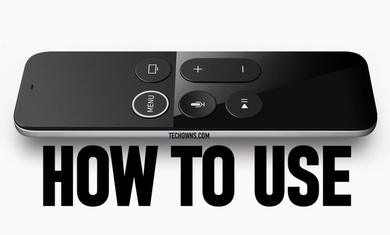 how to use apple tv remote