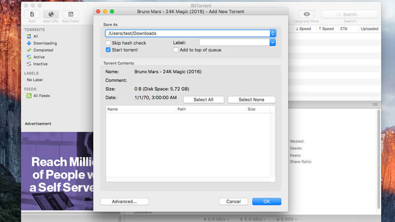 qBittorrent - Best Torrent Clients for Mac