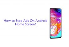 stop ads on Android home screen