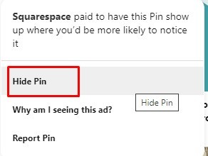 How to Hide Pins on Pinterest