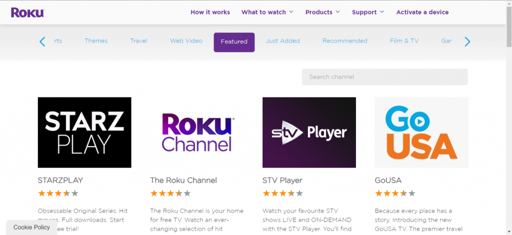 Add Channel to Roku