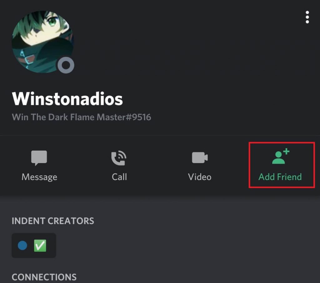 Add Friends on Discord