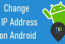 Change IP address on Android