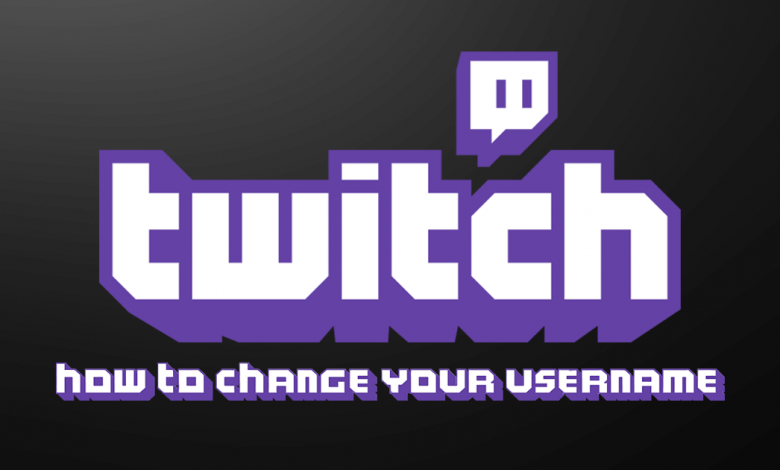 Change Twitch Username