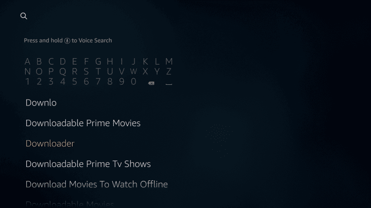 Choose Downloader-FileLinked Firestick