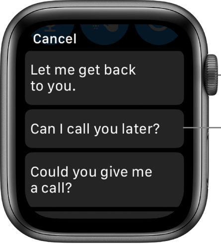 Choose Smart Reply - How to Text on Apple Watch 