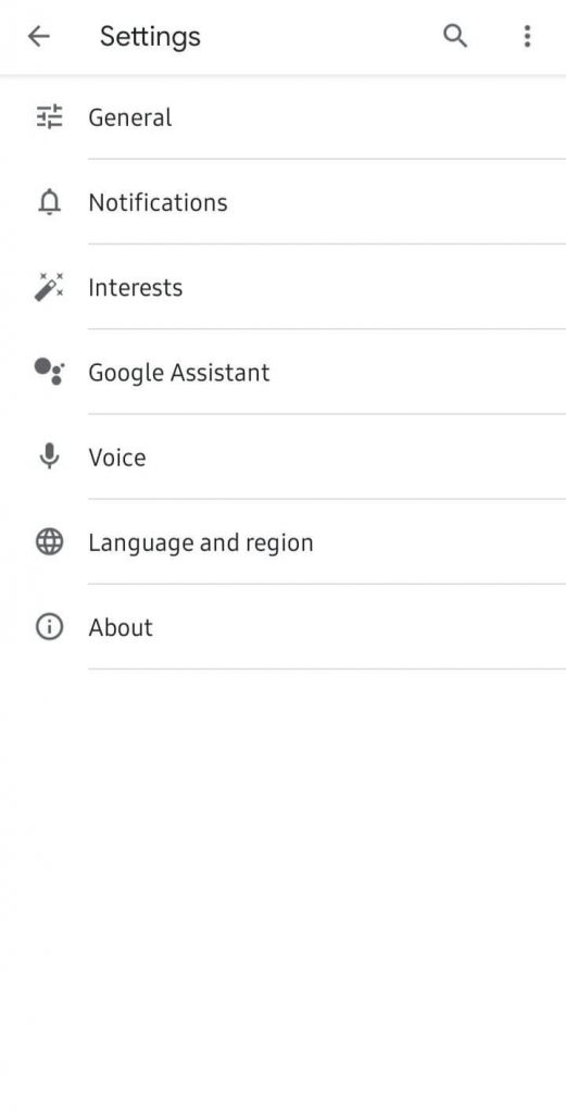 Click on Google Assistant