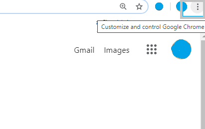 Click on Menu icon