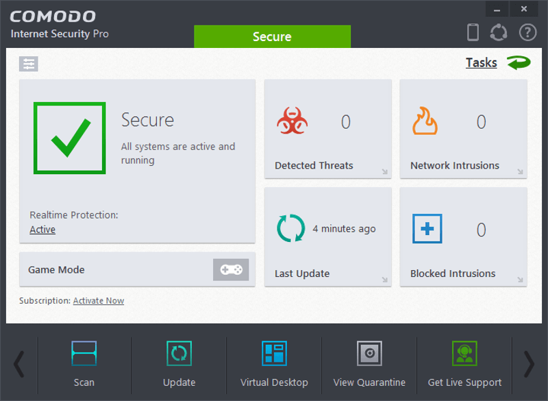 Comodo Internet Security-Sandboxie Alternative