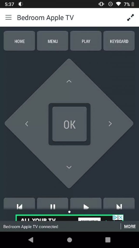 Control Apple TV with Android