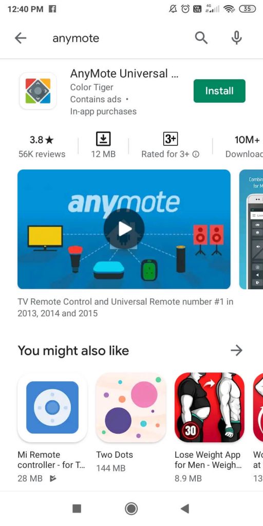 AnyMote app