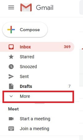 Create Label or Folder in Gmail