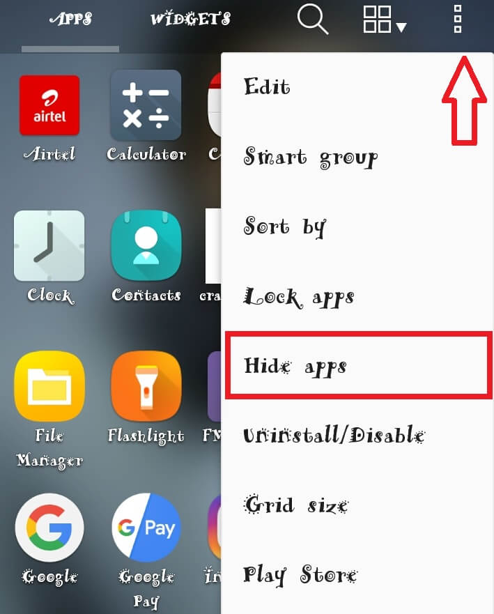 Hide Apps