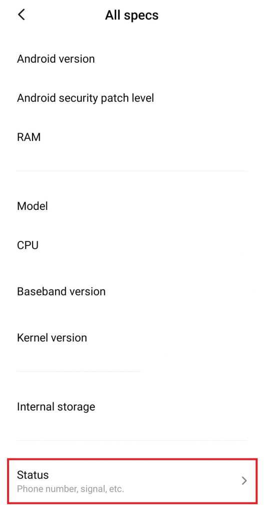 Find Mac Address on Android