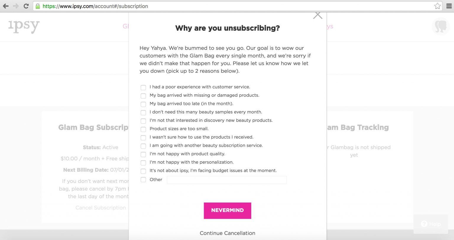 How to Cancel IPSY Membership? [1 Minute Guide] TechOwns