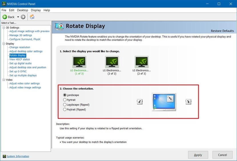 How to Rotate Screen on Windows