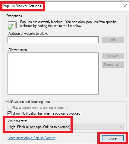 How to block ads on Internet Explorer-4