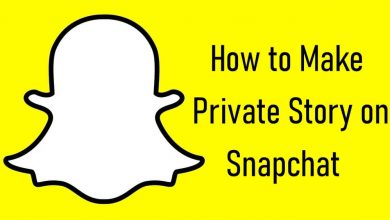 Private Story on Snapchat