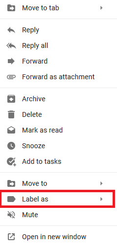 Move Emails to Label on Gmail (Desktop)