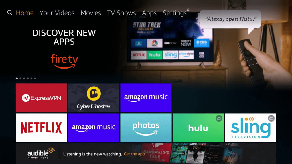Firestick Home screen