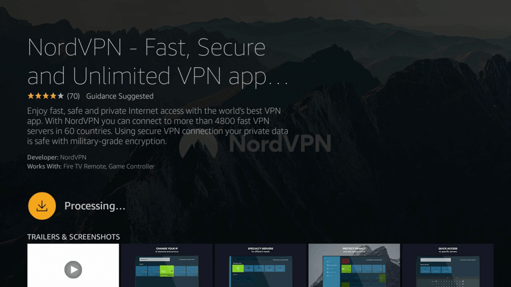 NordVPN Firestick