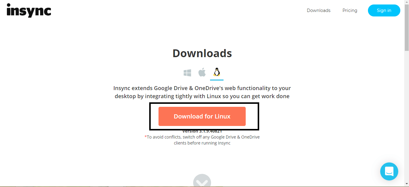onedrive download linux