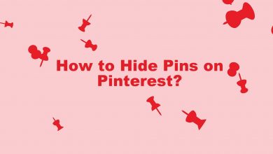 Hide pins on Pinterest